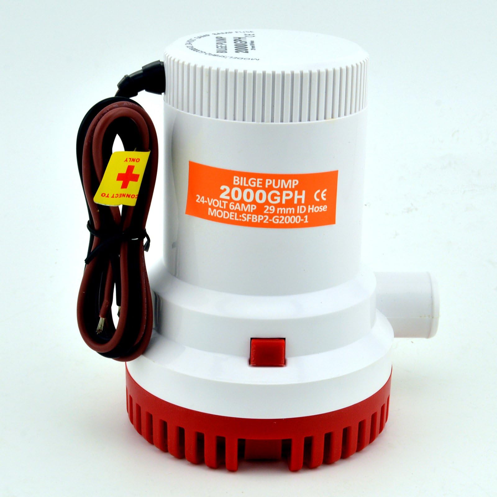 24v 2000gph Bilge Pump Mkbp-2000-24 Ship Submersible Fish Marine Boat Electric Bilge Water Pump