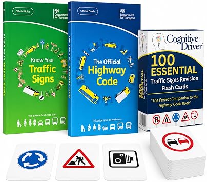 Driving Theory Test 2026 Books Kit | Highway Code Book, Know your Traffic Signs & Traffic Signs Flash Cards