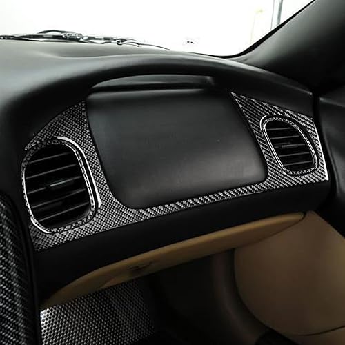 Miniatura 10 de NVCNX Real Premium - Caja de cambios de fibra de carbono para automóvil, panel de consola central, cubierta interior compatible con Chevrolet