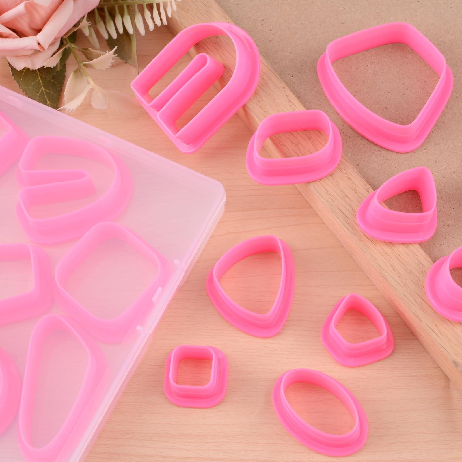 AurSoltriad Set di taglierine in argilla polimerica, 7 forme