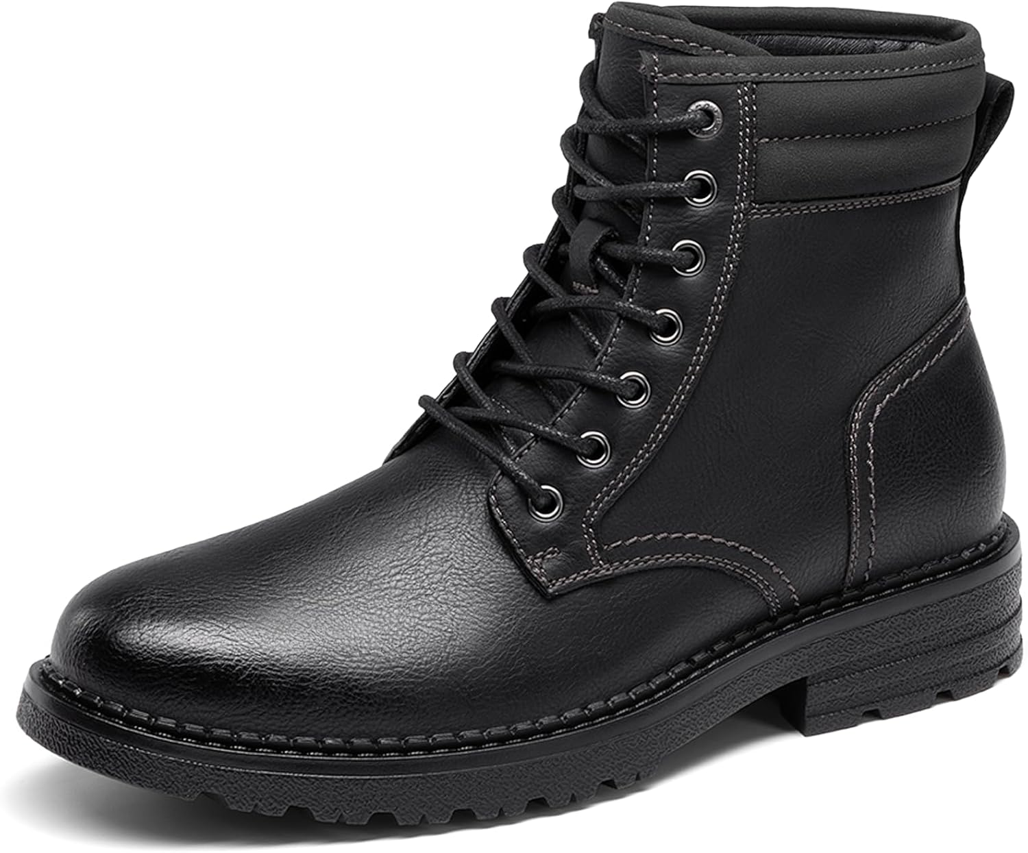 Bruno Marc Men's Dress Oxford Fashion and Comfort Ankle Lace Up Boots