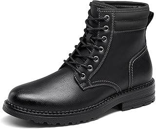 Botas de vestir Oxford de moda y cómodas con cordones al tobillo para hombre