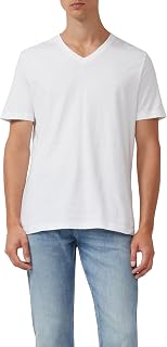 s.Oliver Herren T-Shirt – Jersey, V-Ausschnitt, Regular Fit, 2er-Pack