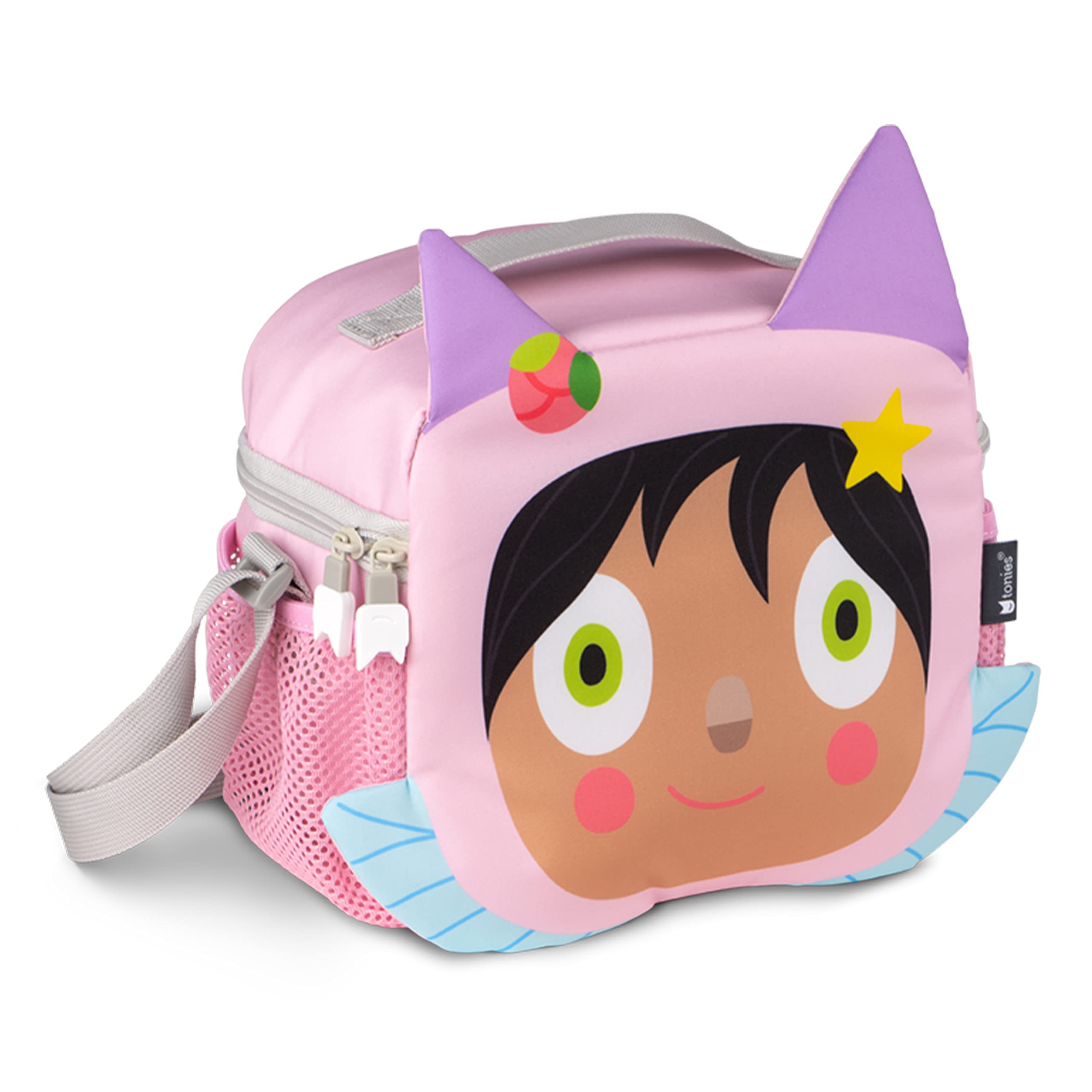Tonies Character Bag - Travel Bag for your Toniebox, Headphones, Charging Station, and 6 Figurines - Fairy