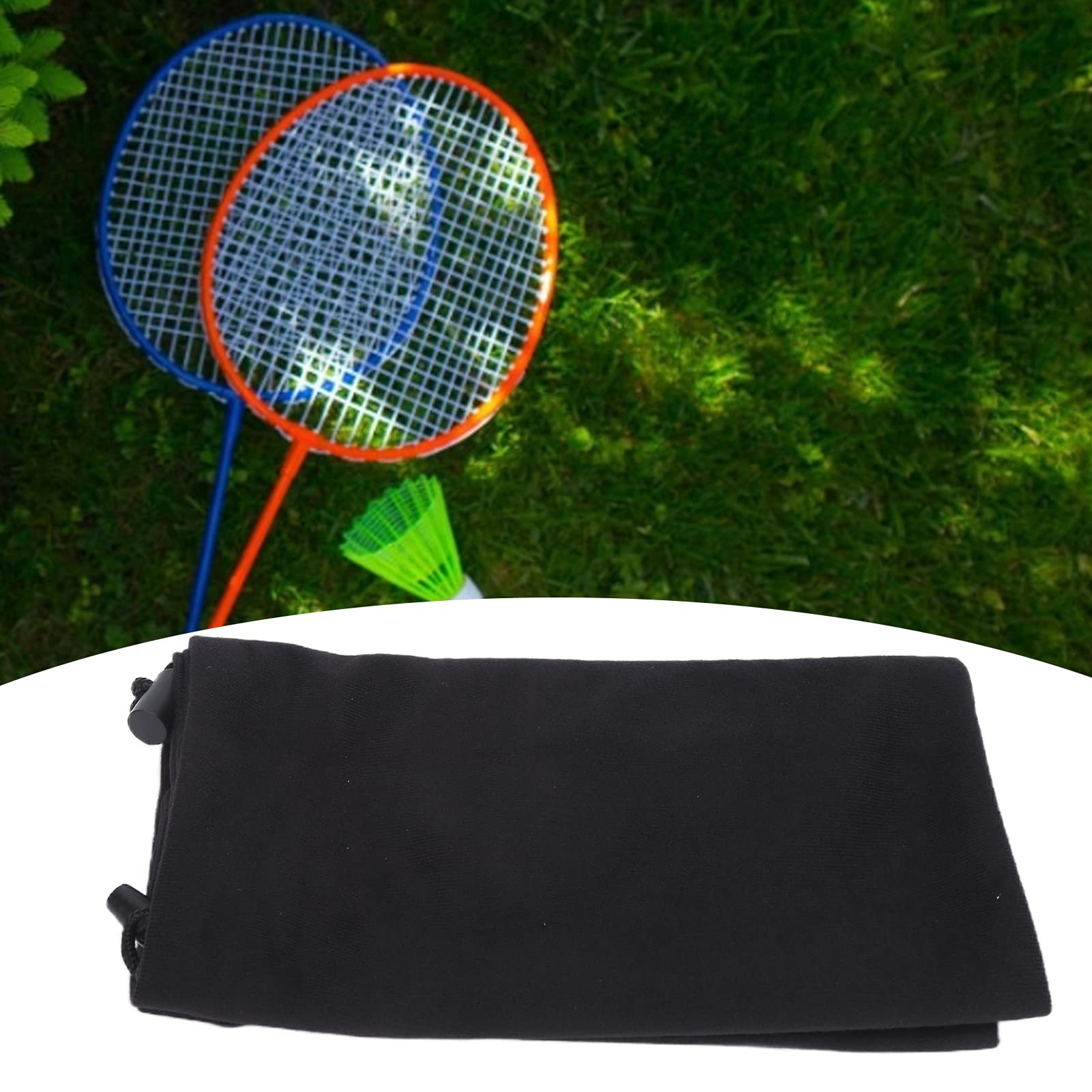Funda para raquetas de bádminton de franela ecológica