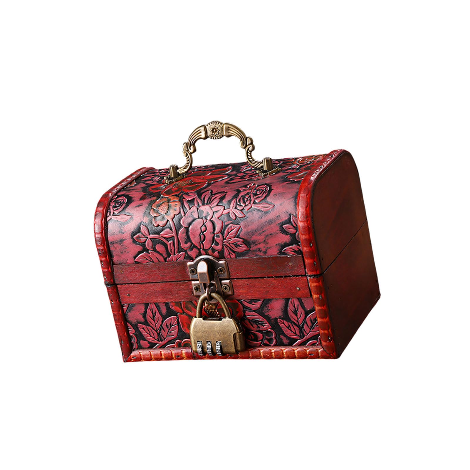 Hzbb D Woo Jewelry Chest With Metal For Jewelry Storage An Rustics Home Ecoration Accent Box