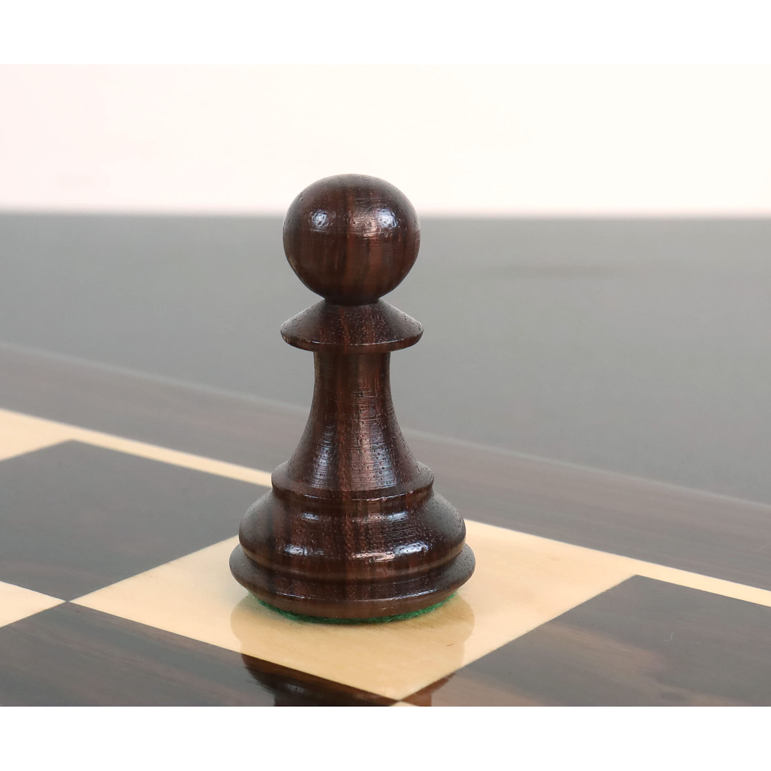 RoyalChessMall - Set di pezzi di scacchi eleganti da 10,2 cm, in legno di rosa a triplo peso