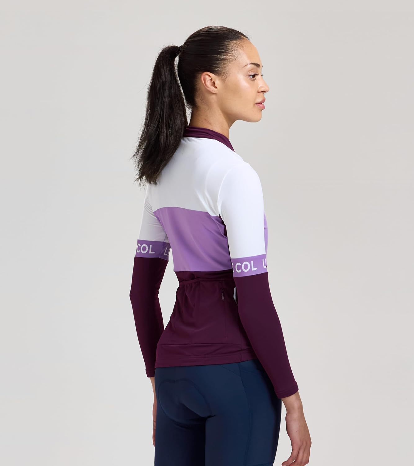 LE COL Women's Sport Long Sleeve Jersey | Zip Closure Cycling Shirt | Rear Pockets, Sustainable (US, Alpha, Regular, S-XL)