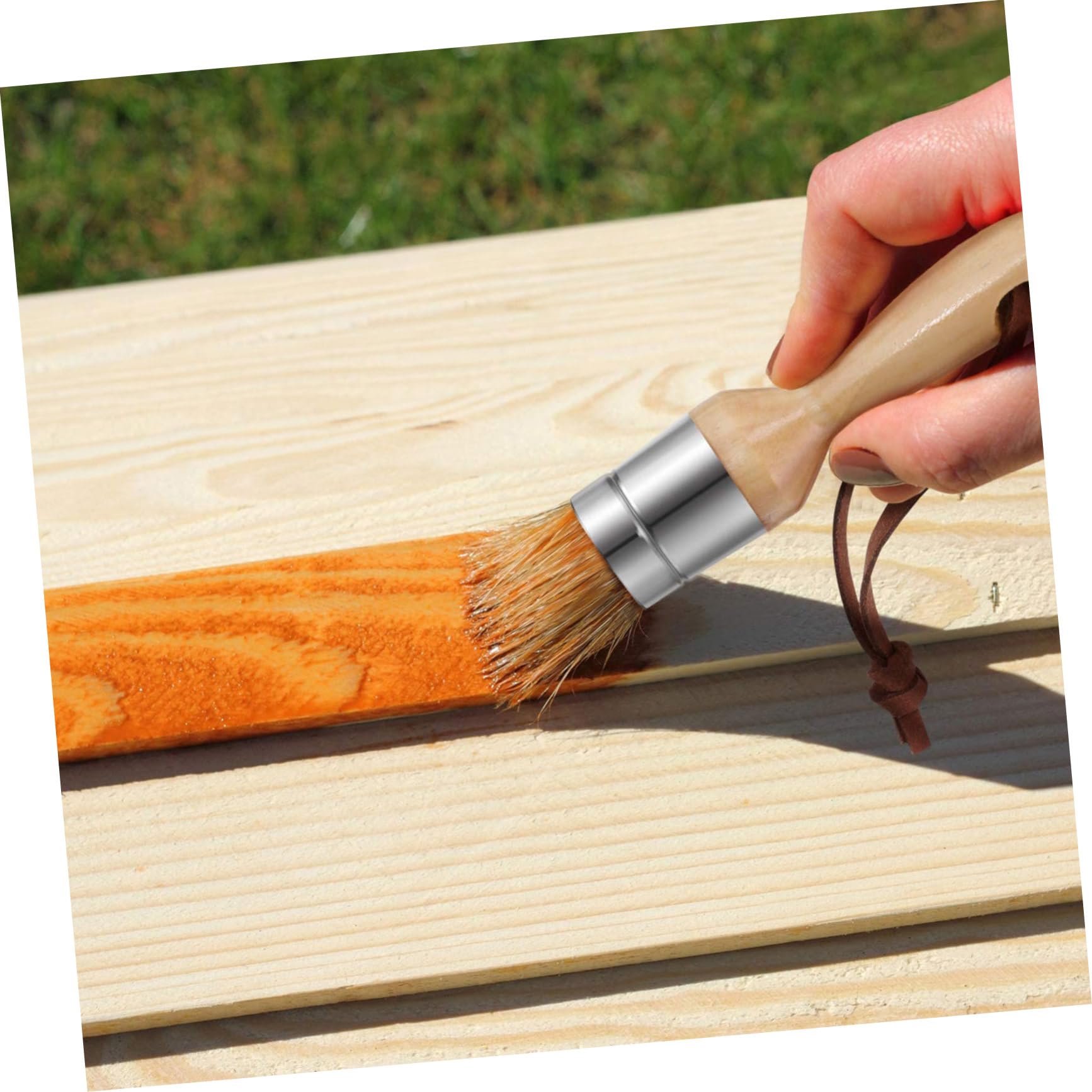 Teiliges Rundkopf Pinsel Set Langlebigen Borsten mit Robustem Holzgriff für Öl und Acrylfarben Flexibel Vielseitig Einsetzbar für Möbel Wände Decken und Wohnraumdekoration