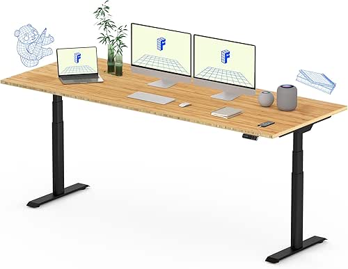 FLEXISPOT E6 Pro Oval Leg Dual Motor 3 Stages Bamboo