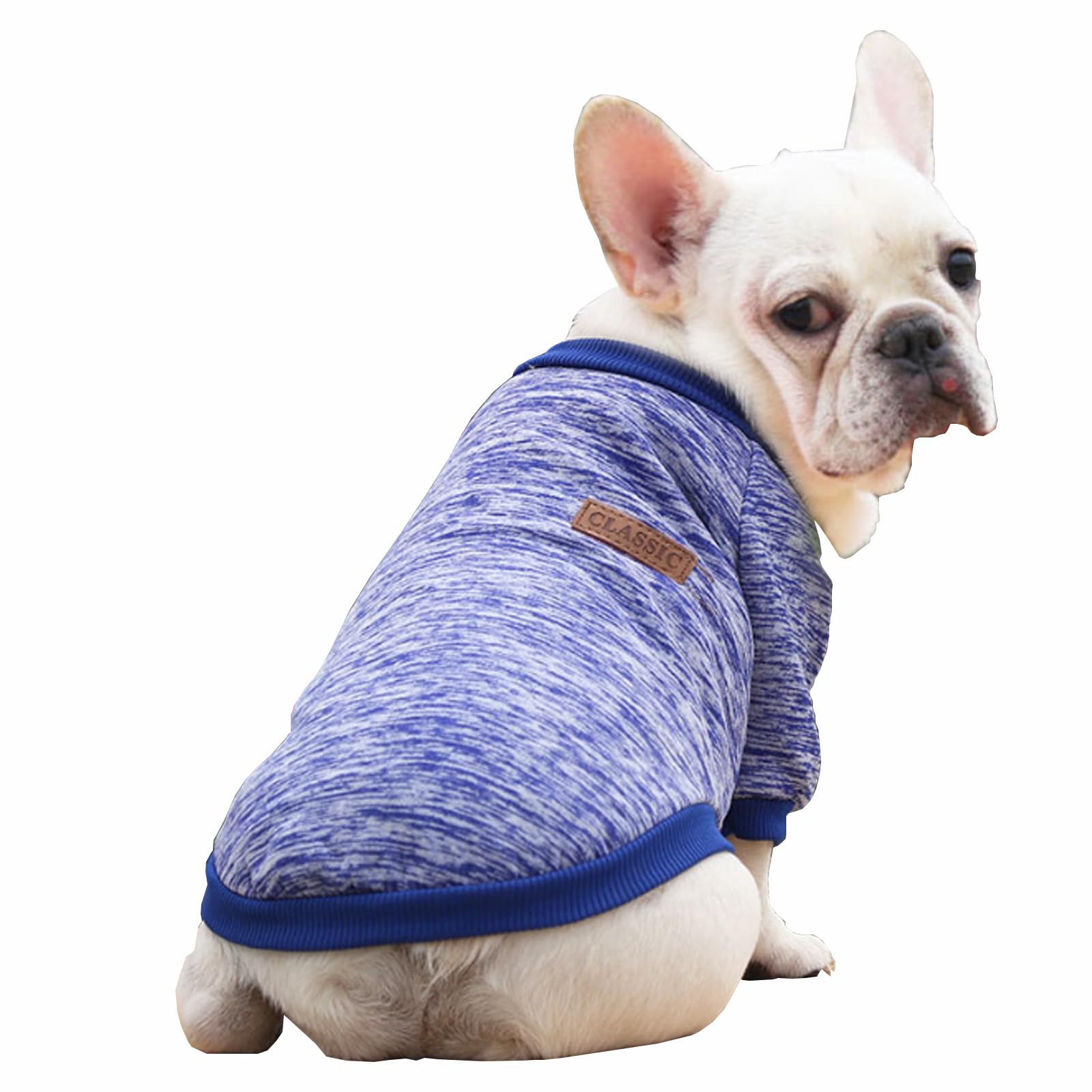 DERUILA Small Dog Clothes Boy Dog Sweater Winter Warm Outfit Fleece Clothes for Small Medium Dog Chihuahua Yorkie