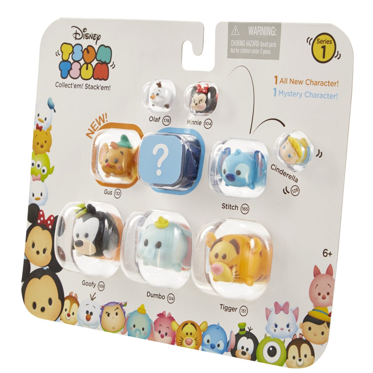 Amazon.com: Disney Tsum Tsum 9 PacK Figures Series 1 Style #2