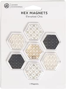 Amazon.com: U Brands® Elevated Hex Magnets, 4-15/16