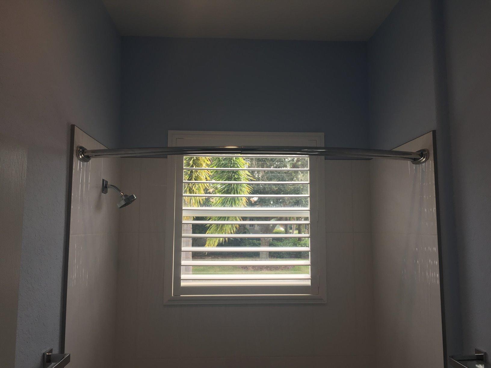 Moen DN2141RRCH Adjustable Double Curved Rod with Shower