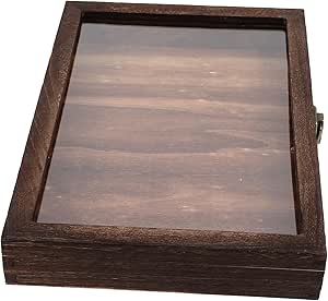 Amazon.com: LIFKOME Retro Butterfly Specimen Display Box Wooden ...