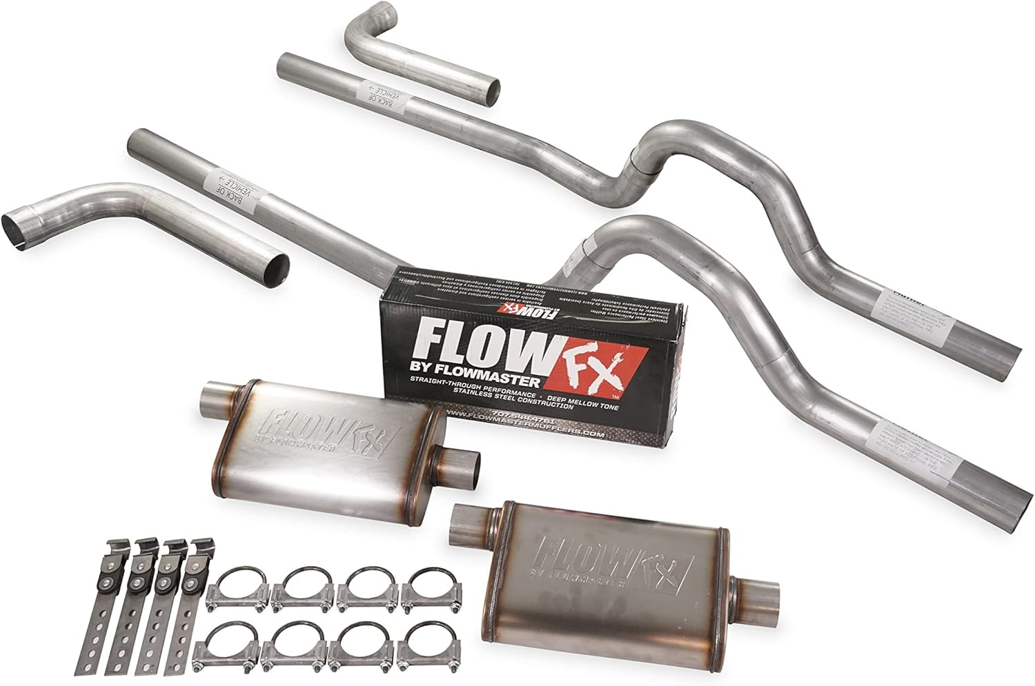 Truck Exhaust Kits Shop Line Dual Exhaust System 3 inch