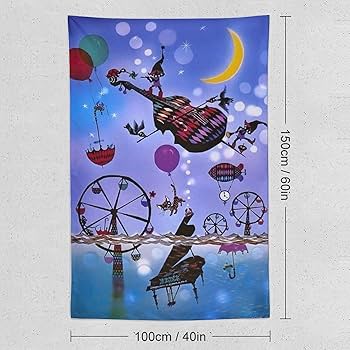 Amazon.co.jp: 藤城清治 (86) タペストリー 絵 ポスター 壁掛け Amazon.co.jp: 藤城清治 (86) タペストリー 絵 ポスター 壁掛け