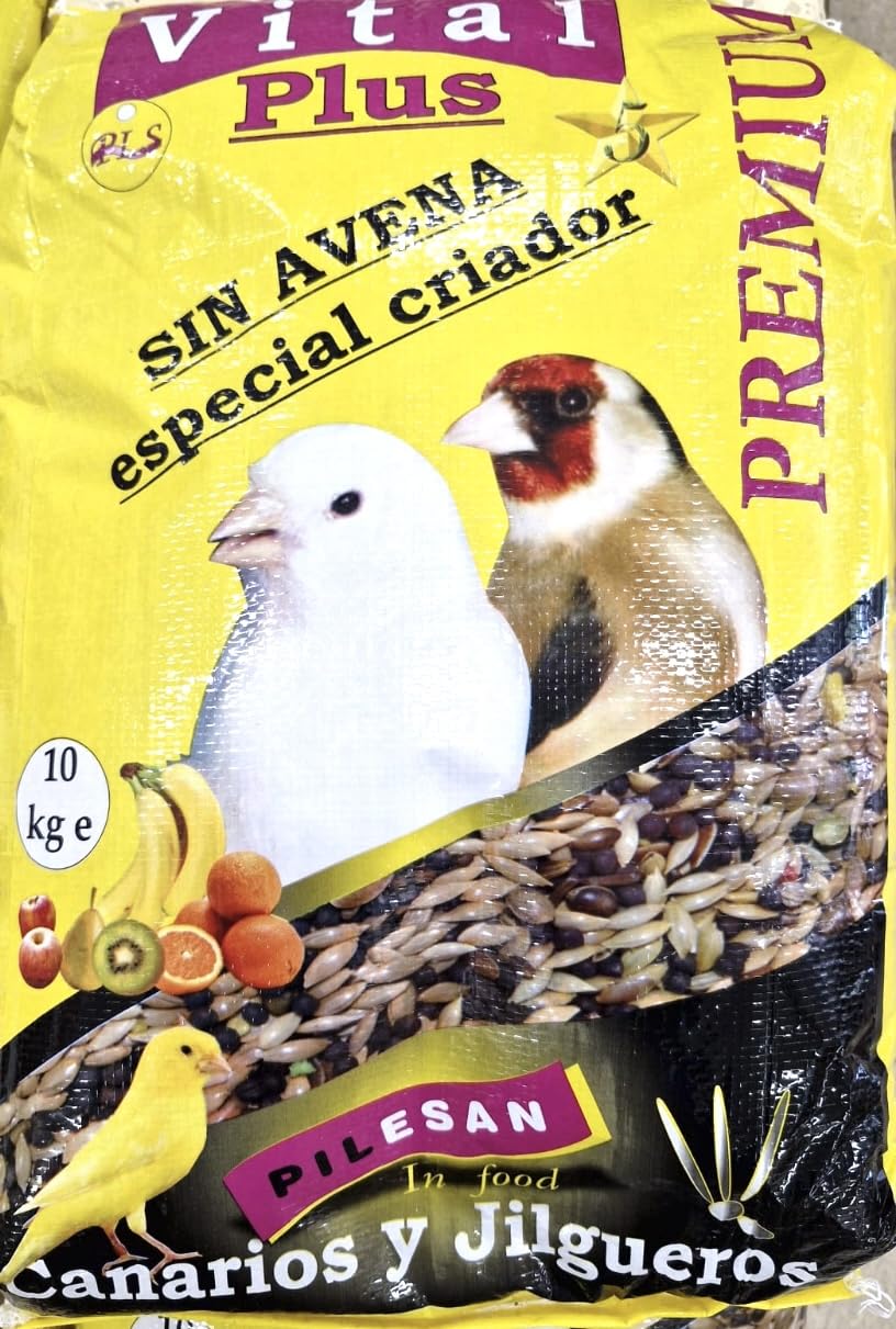Mischung für Kanarienvögel und Stiege, 10 kg, ohne Hafer, speziell für Zuchtvögel. Vital Plus