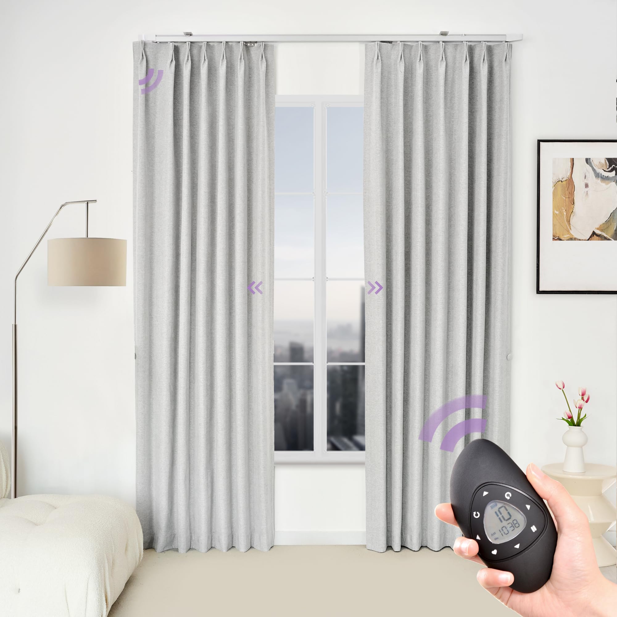 Amazon.com: Graywind Smart Curtain Set Compatible with Alexa