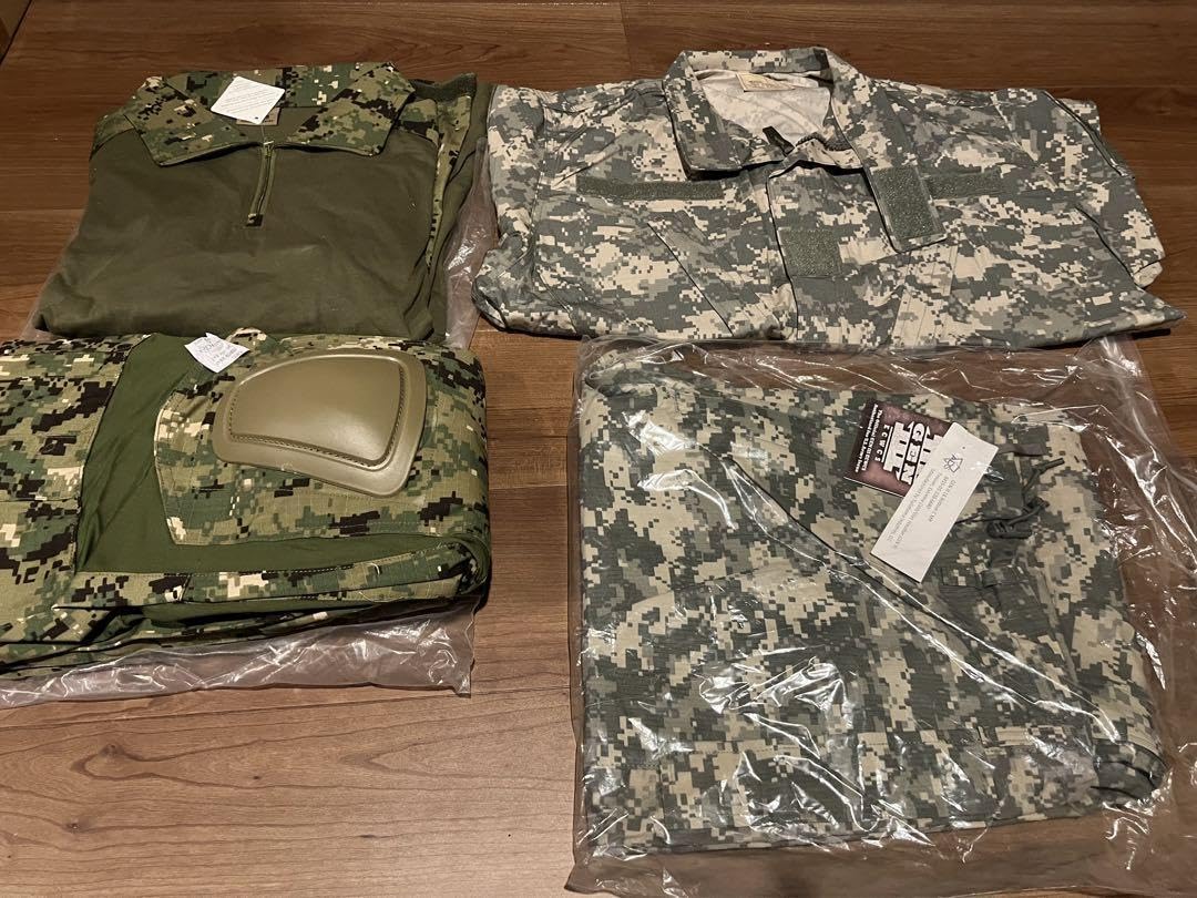 迷彩戦闘服セット　4B 陸上自衛隊. 迷彩戦闘服ジャケット&パンツセット(ウエスト98cm