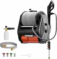 HYDROAIRWASHER☆PRO Giraffe Tools Grandfalls Retractable Pressure Washer Pro