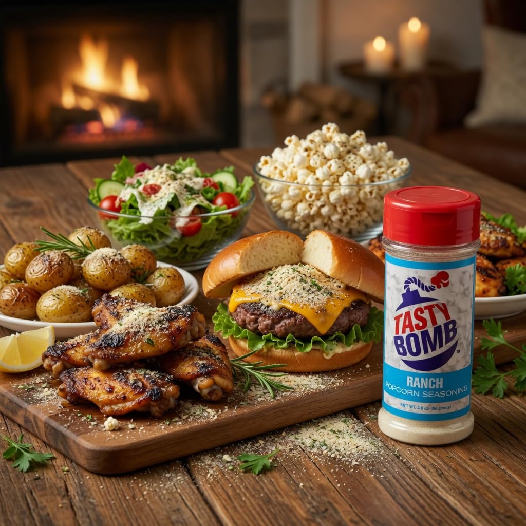 Amazon.com : Tasty Bomb Popcorn Seasoning Set - Zesty Popcorn