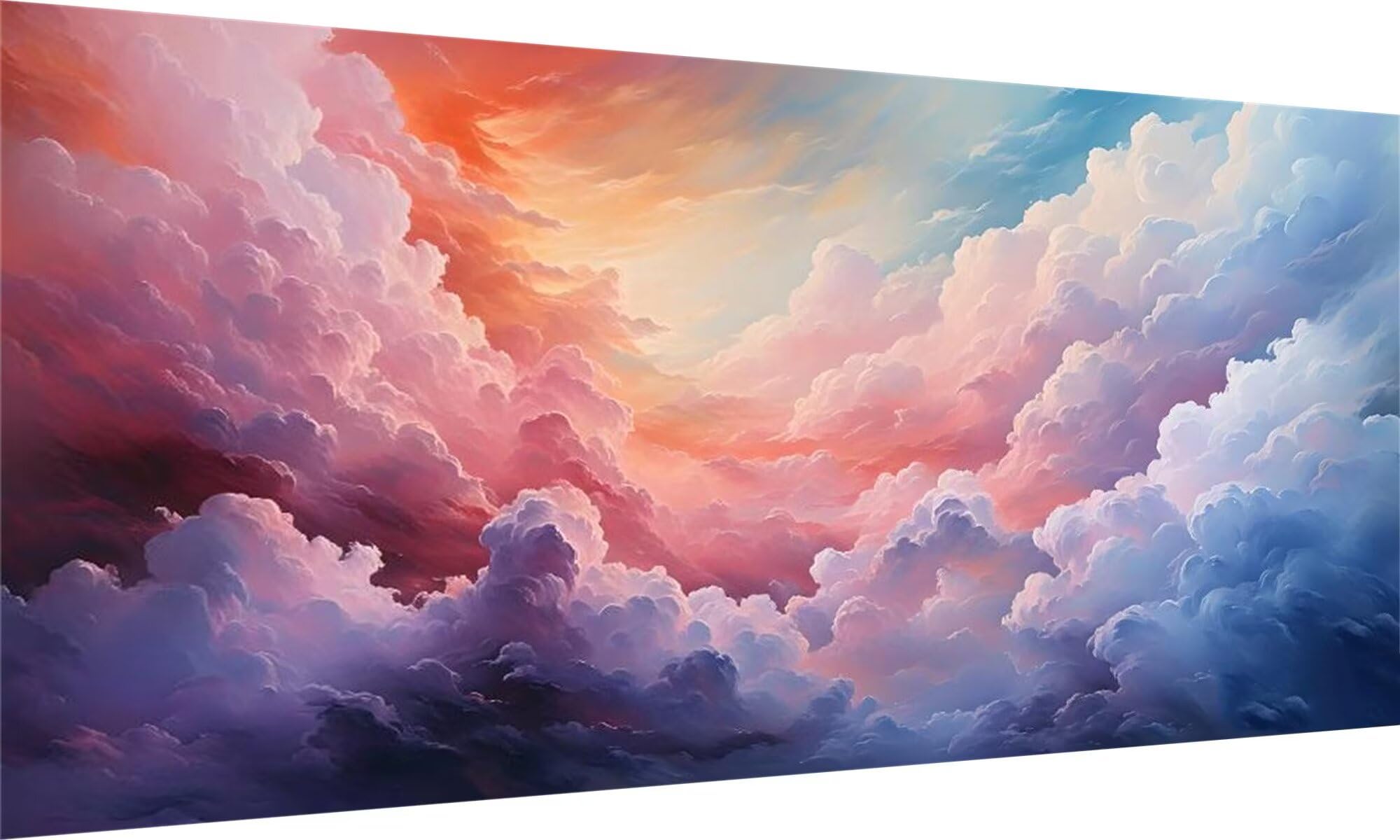 5D DIY Kit de Pintura Diamante,Mapamundi Grande Diamond Painting,Diamante Cristal Bordado Punto de Cruz Kit Completo,para Adultos Niños Decoración Pared Hogar Regalos con Accesorios 50x150cm WP-9057