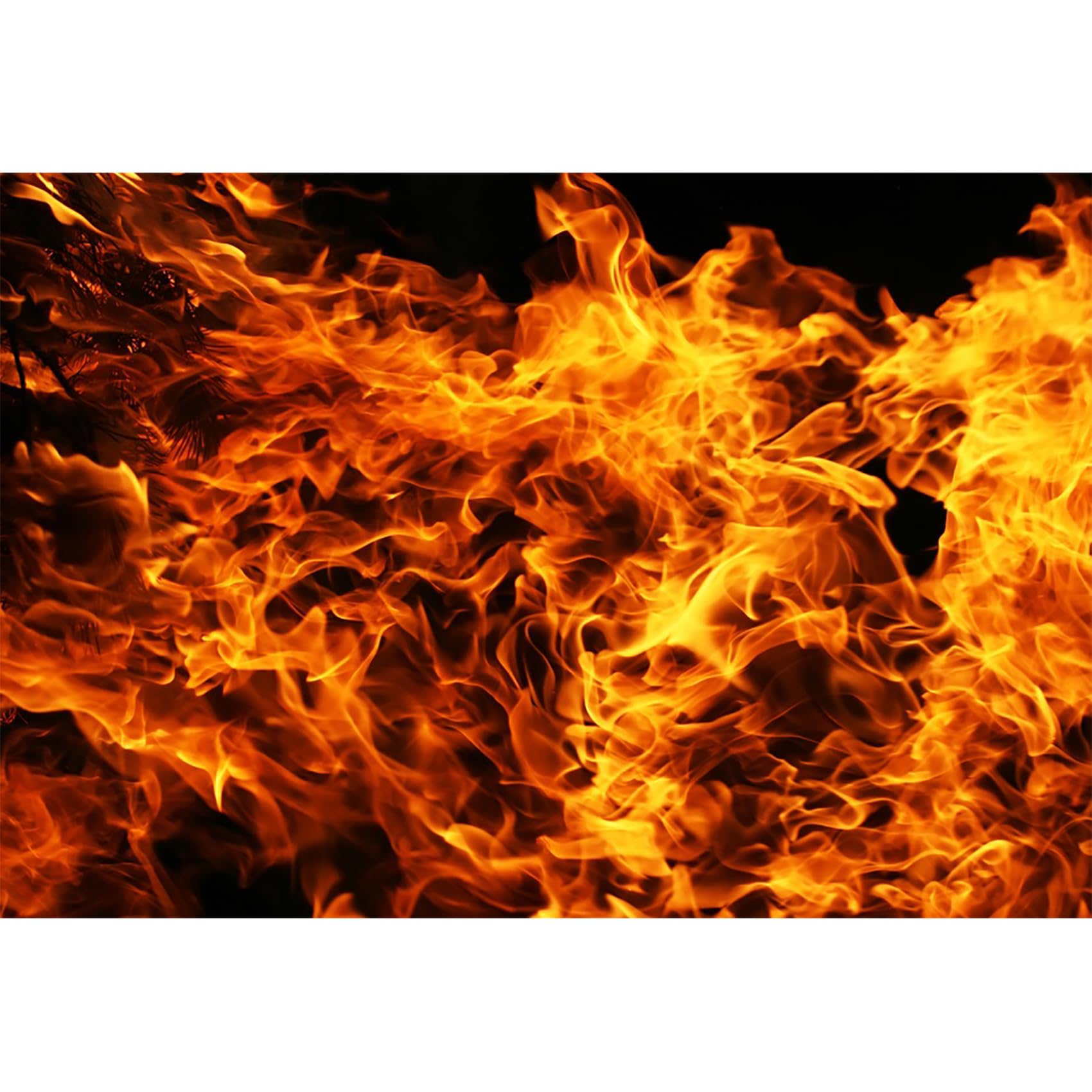 Baocicco 5x3ft Raging Fire Backdrop Flame Wallpaper Decor Passion Black Background Photography Background Blogger Campfire Party Activities Birthday