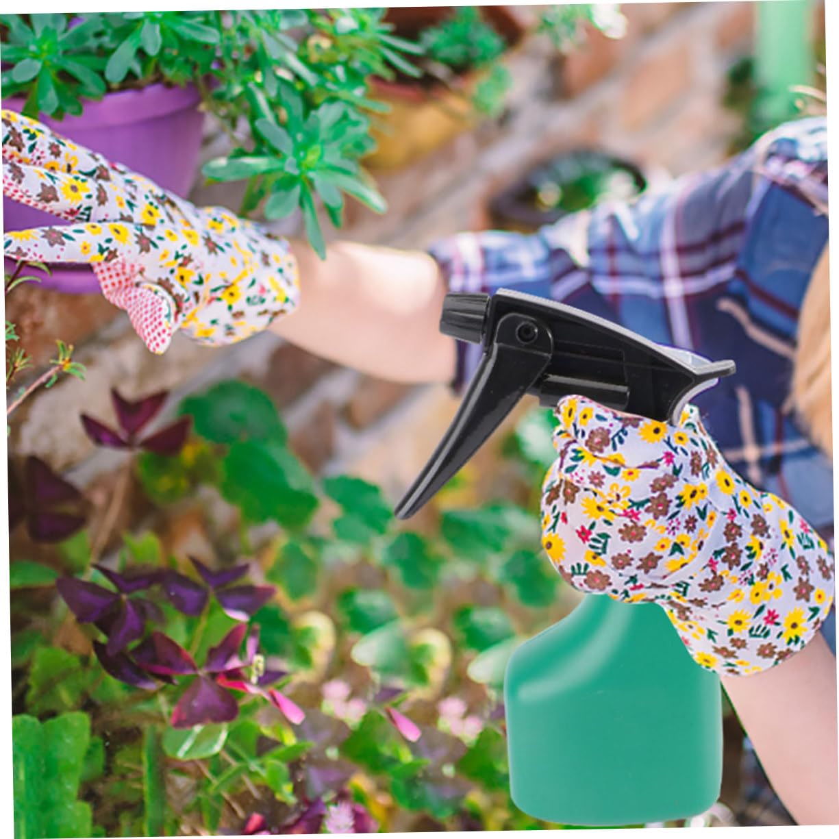 Toyvian 1set Da Giardinaggio Portatile Custodia Include Rastrello Cesoie e Spruzzatore Kit Pratico Per La Delle Piante e La Coltivazione All