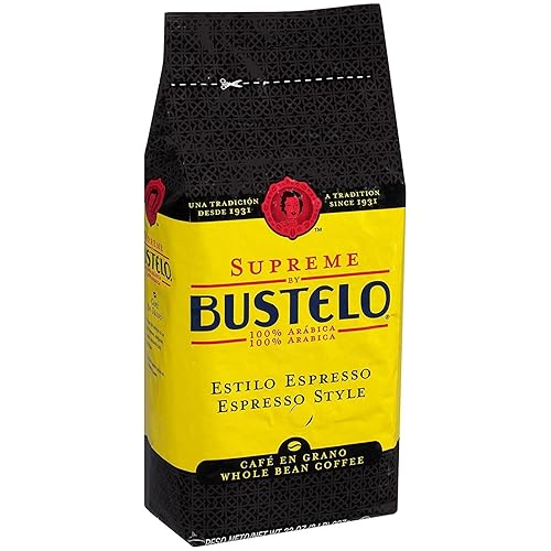 Miniatura 2 de Supreme By Bustelo - Café de grano entero estilo espresso, 32 onzas, 4 unidades