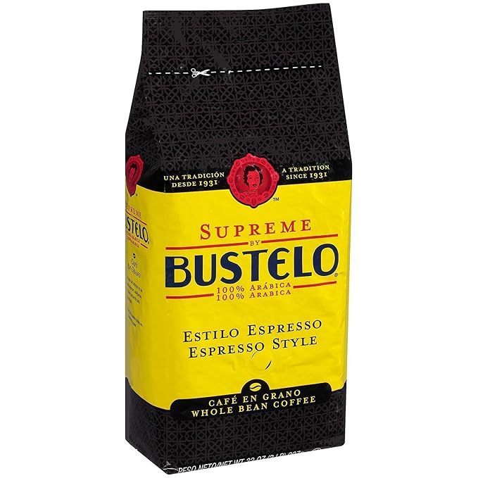 Café Supreme By Bustelo en Grano para Espresso 32 oz Pack de 4 miniatura 2