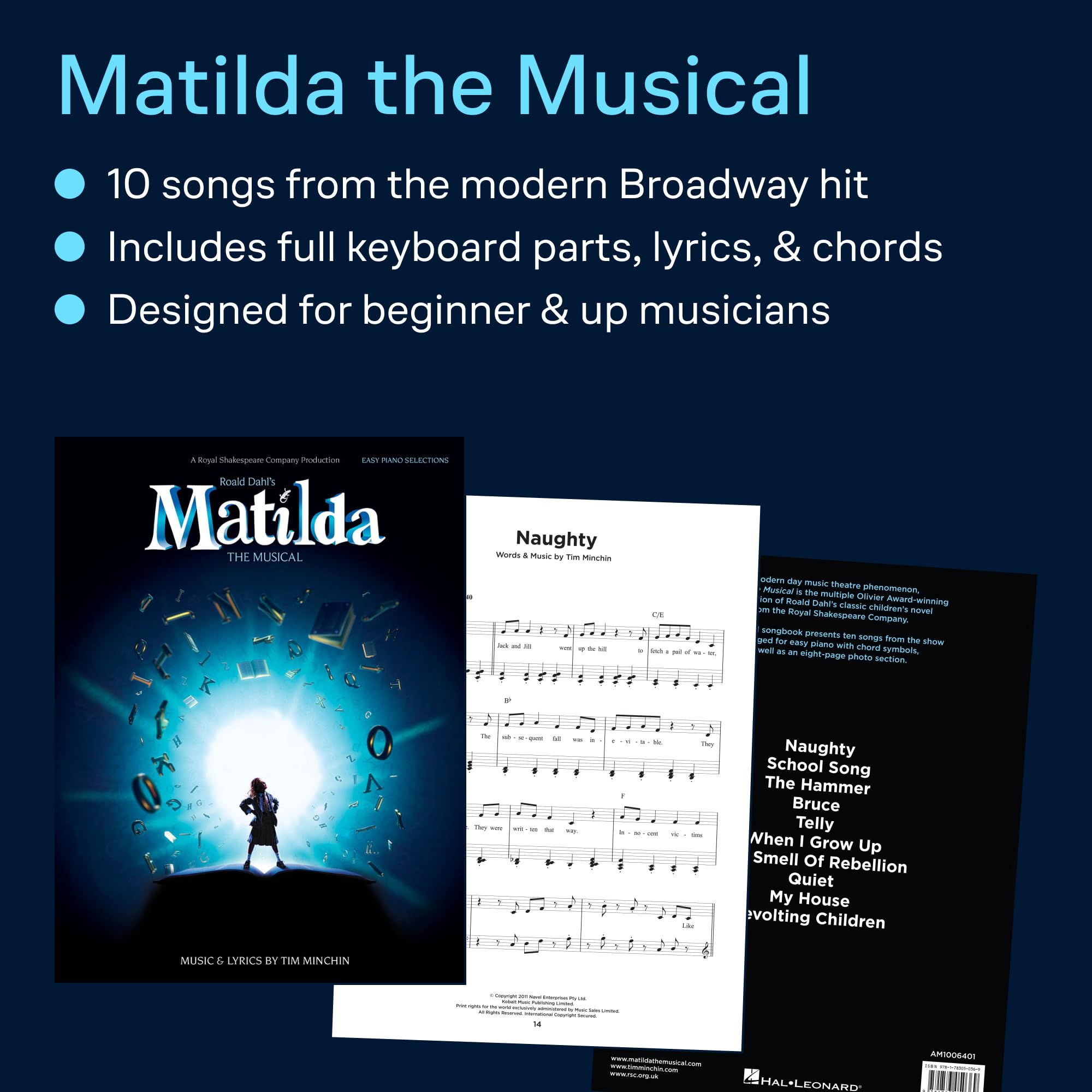 Roald Dahl's Matilda - The Musical: Easy Piano