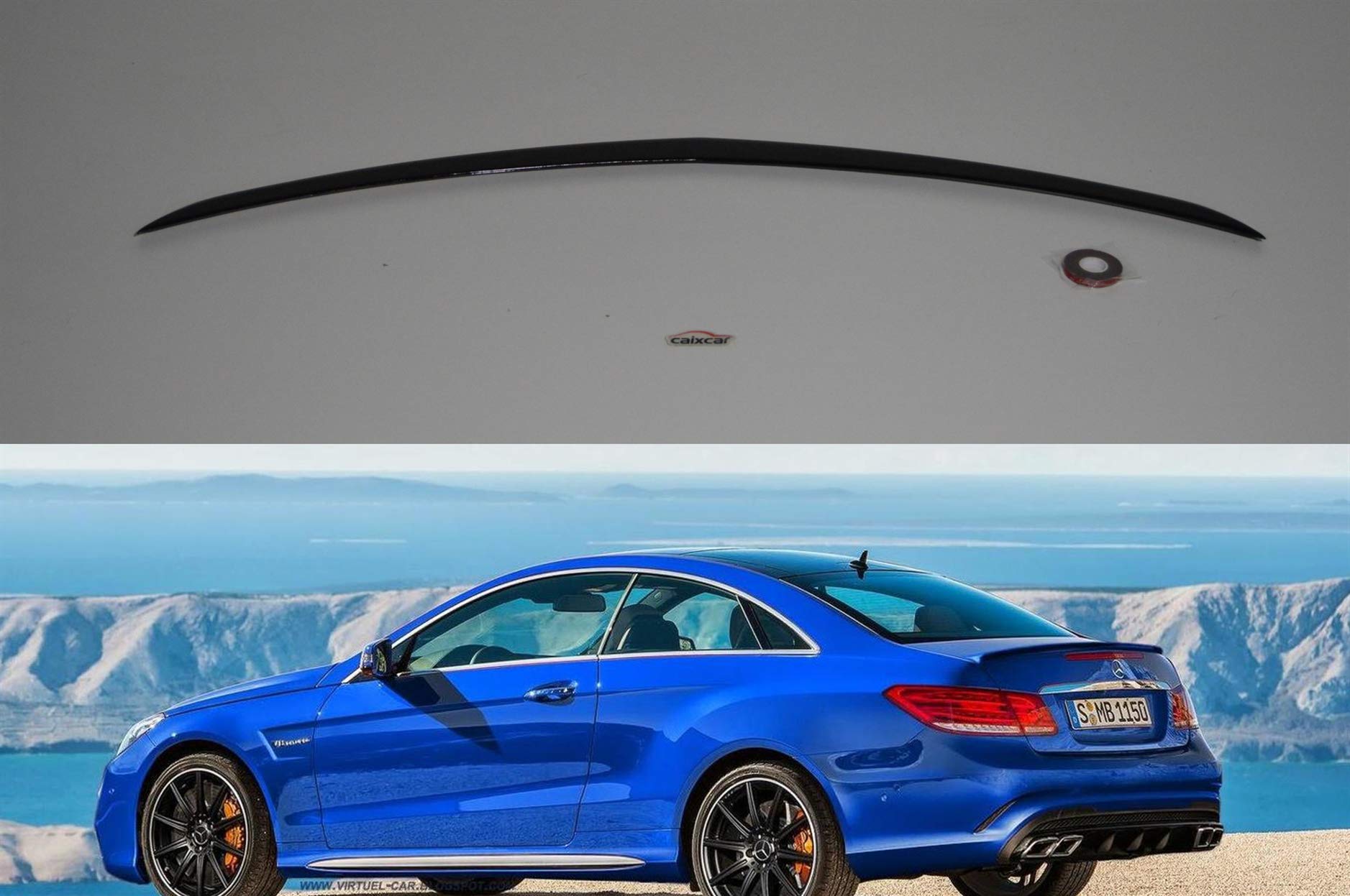 E COUPE CABRIOLET W207 C207 E63 Noir Brillant Spoiler w207