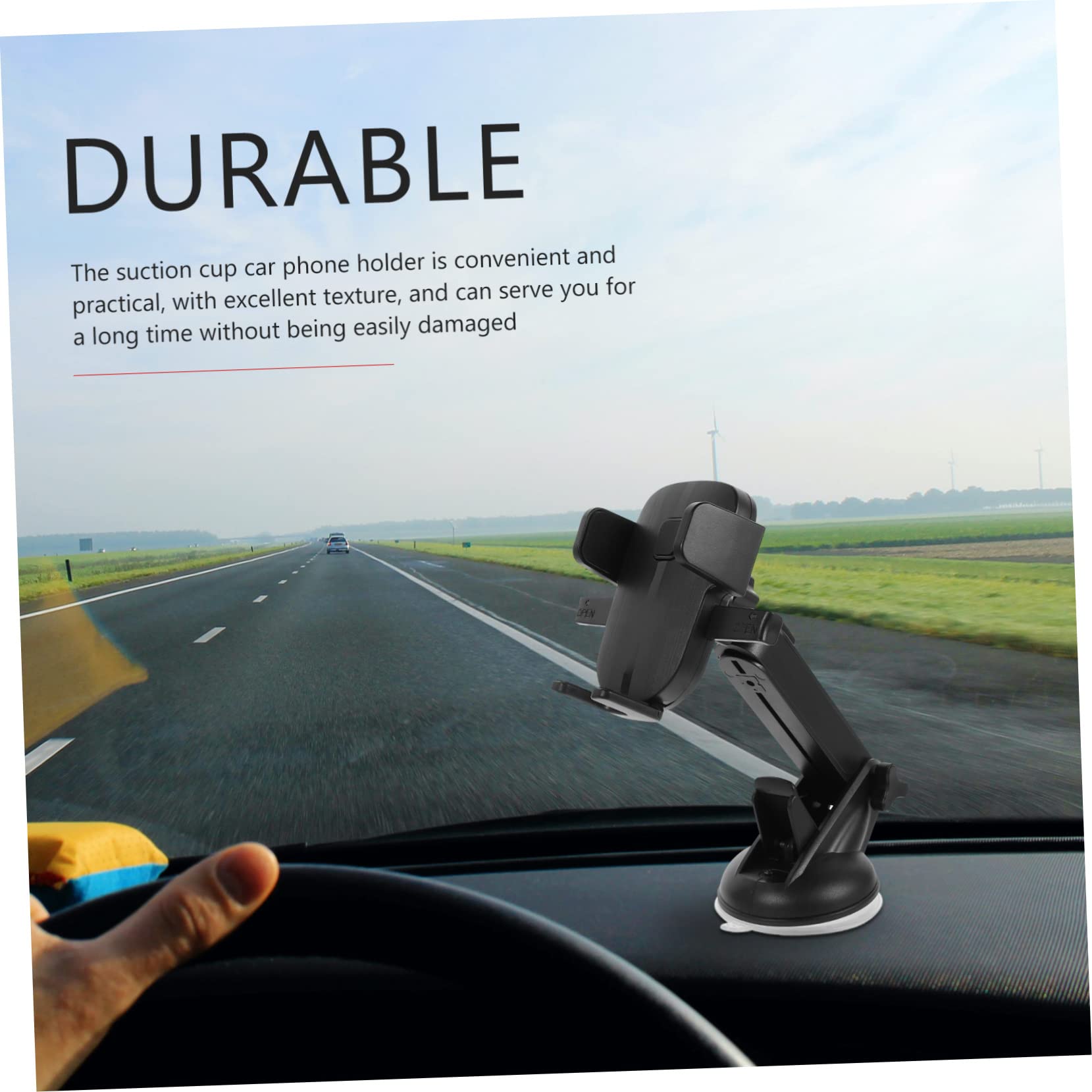 Housoutil Mobile Phone Holder Phone Navigation Rack Holder for Cell Phone in Vehicle Universal Car Phone Rack Cars Cell Phone Holder for Car Hardware Navigation Stand Suction Cup