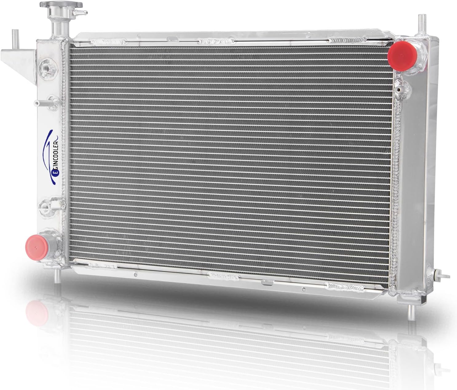 3 Row Core Aluminum Radiator for 1994 1995 1996 Ford Mustang 3.8L V6 5.0L V8 AT MT All Aluminum Radiador for Ford Radiators for Ford Mustang Radiators Radiator 94 95 96