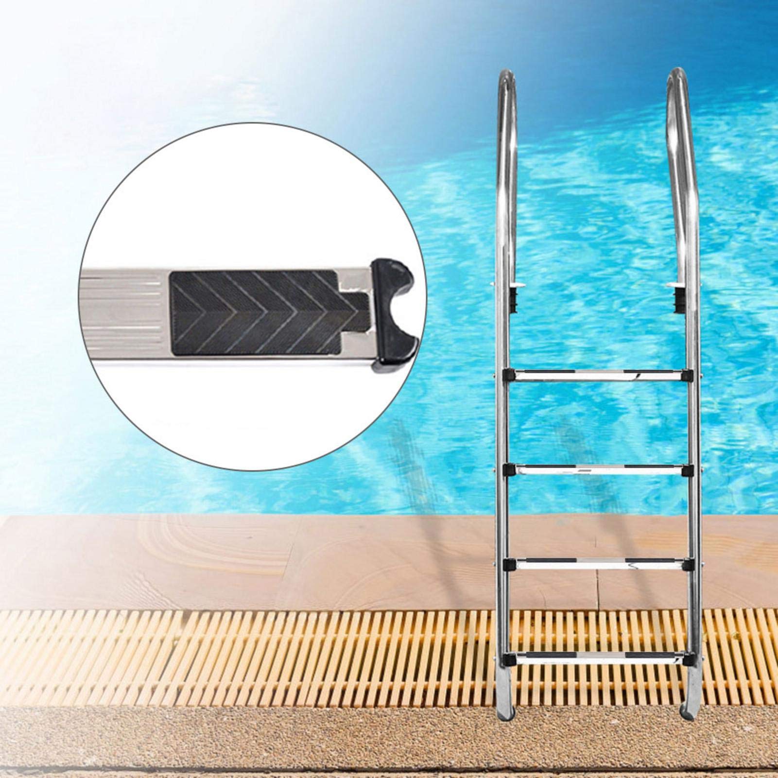 Buy ZHANGHAN Above Ground Pool Ladder Swimming Pool Ladder With 2