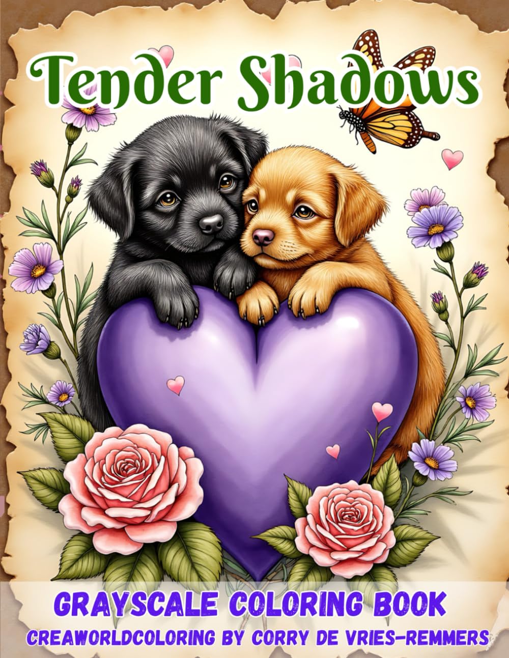 Tender Shadows: A Gentle Coloring Journey Through Love, Warmth, and Quiet Wonder