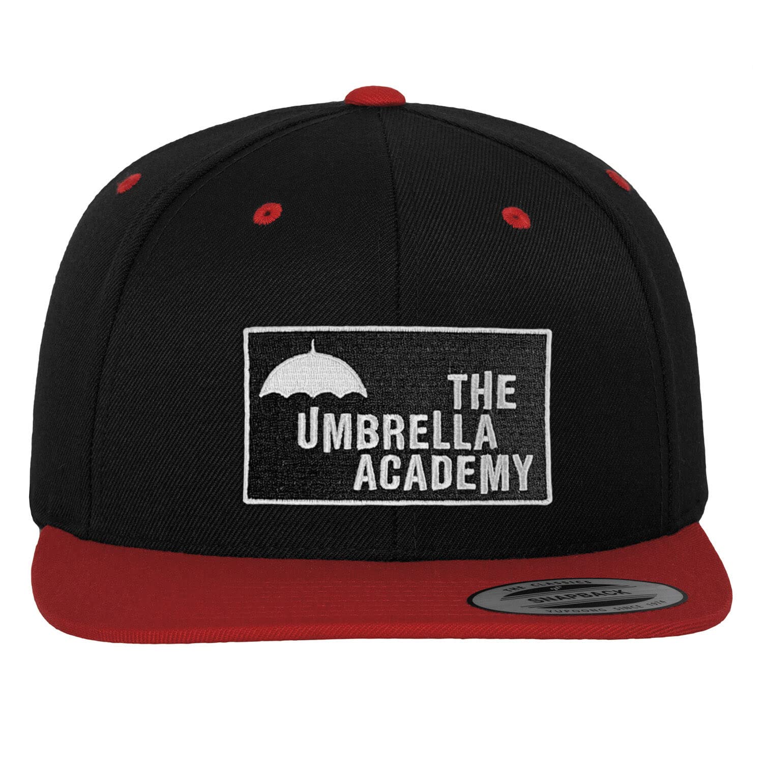 The Umbrella Academy Officially Licensed Premium Snapback Cap (Black-Red)