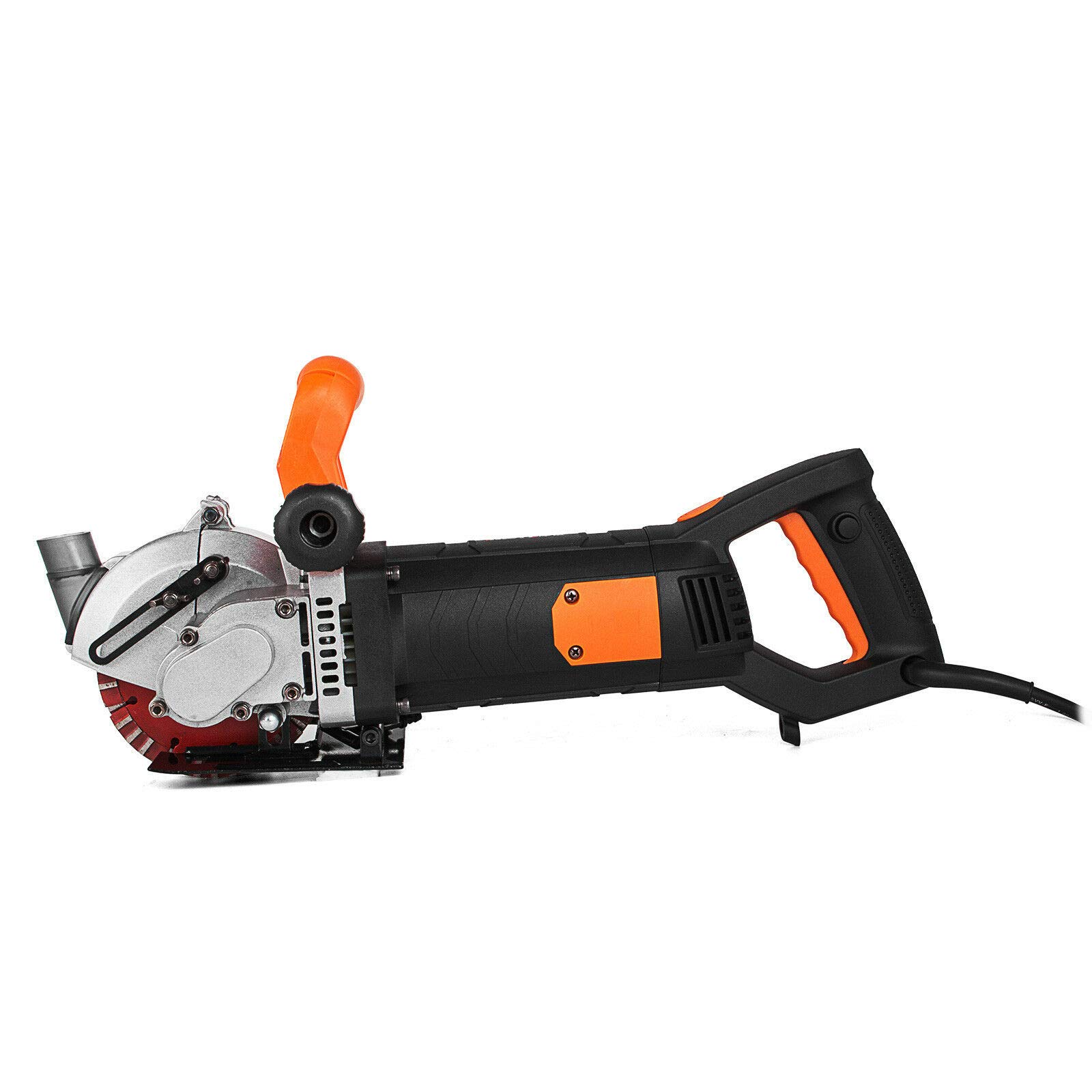 BuoQua Bruzdownica do ścian, 5000 obr./min, 4800 W, do cięcia rowków ściennych, 42 mm, do cegieł, granitu, marmuru, betonu, Notcher Groover z 5 brzeszczotami