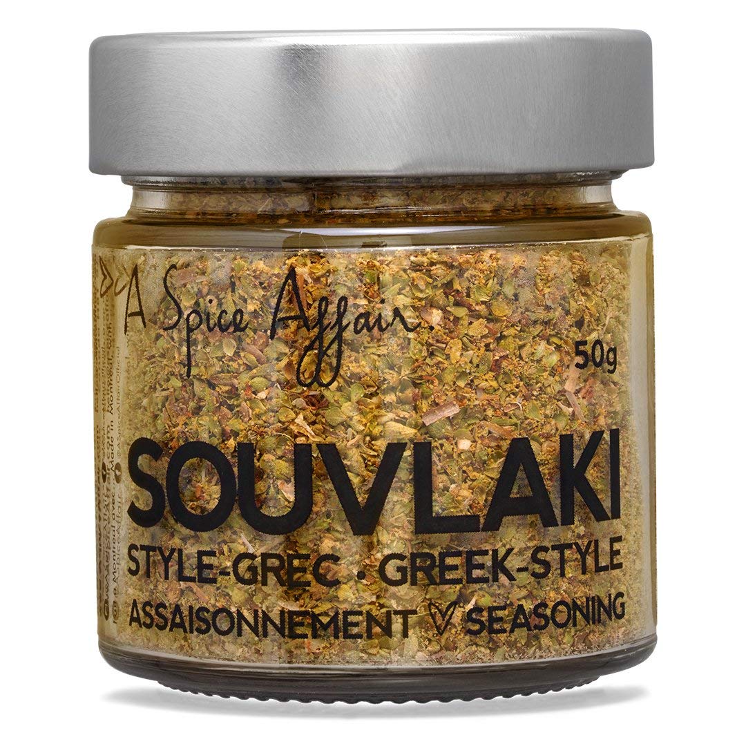 Amazon.com : Souvlaki Seasoning A Spice Affair. 50g (1.8 oz) Jar ...