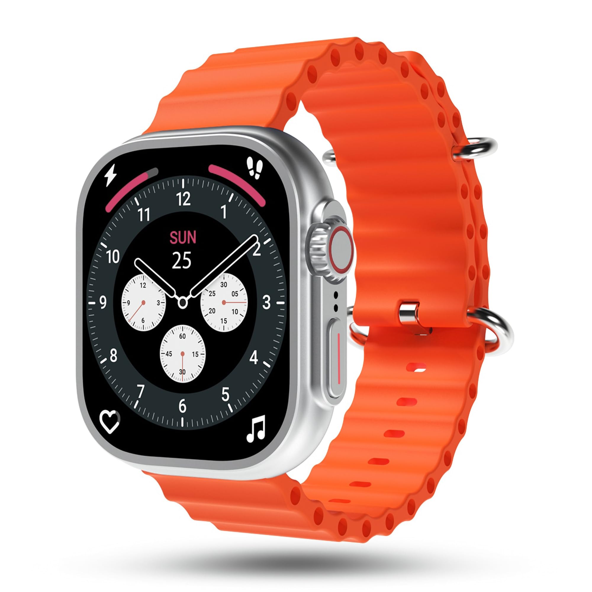 TXOR Epic Ultra, Smart Watch with BT Calling, Infinity AMOLED Split Screen 1.78" HD Display 368 * 448px (APP : WWFIT2.0), Silver Orange (B0C9ZVT76X) Amazon Price History, Amazon Price Tracker