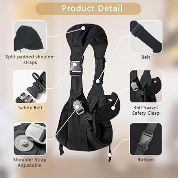 Baby Sling Carrier, Baby Carrier Newborn to Toddler Wrpas Carrier Essentials Safety, Portable and Lightweight, Ergonomic-Designed, Non-Slip Hip Seat Carrying 8-55lbs(Green)