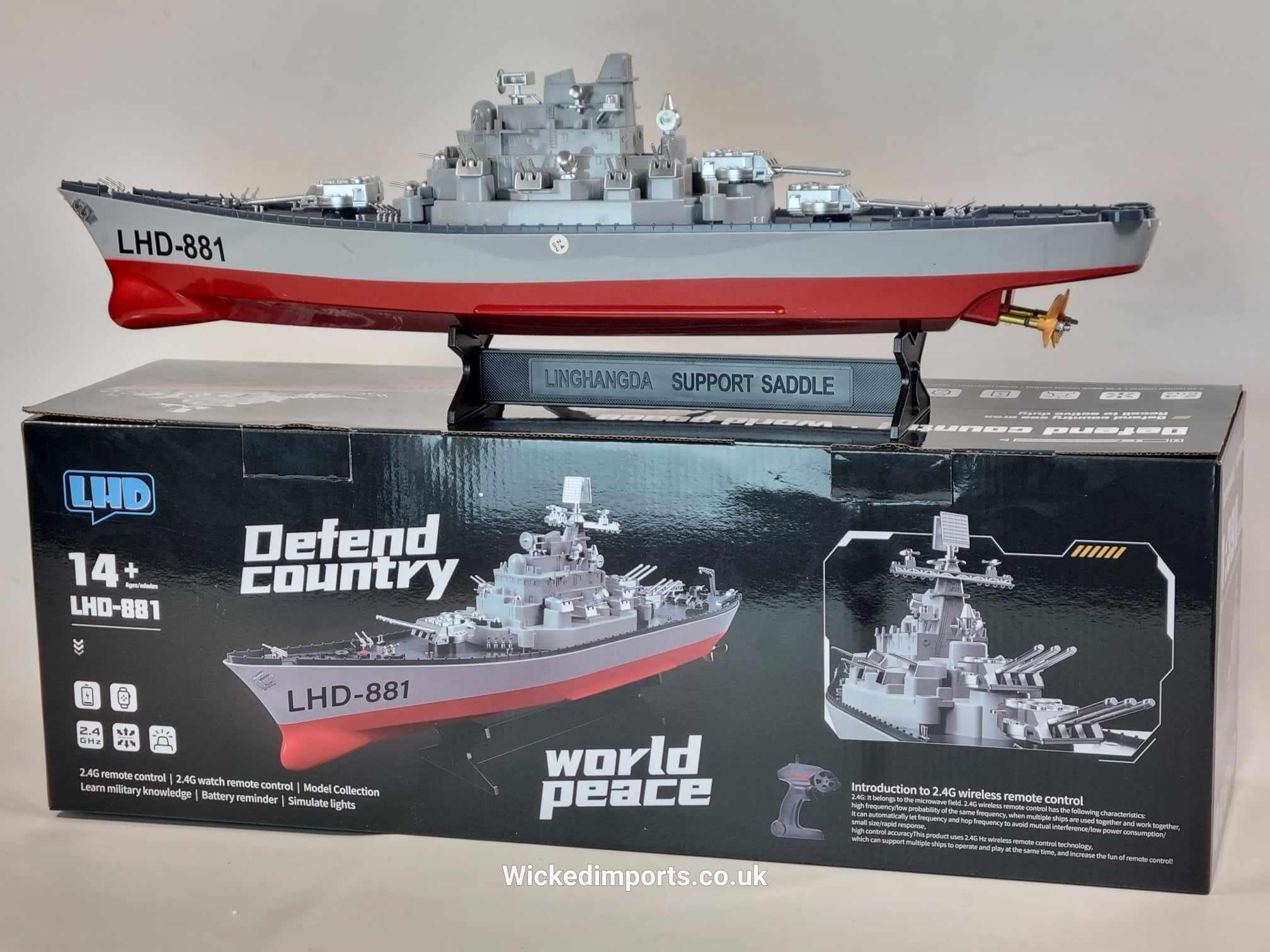 Amazon.co.jp: Comtechlogic® CM-2187 1:275スケール 崩壊 戦艦 駆逐艦