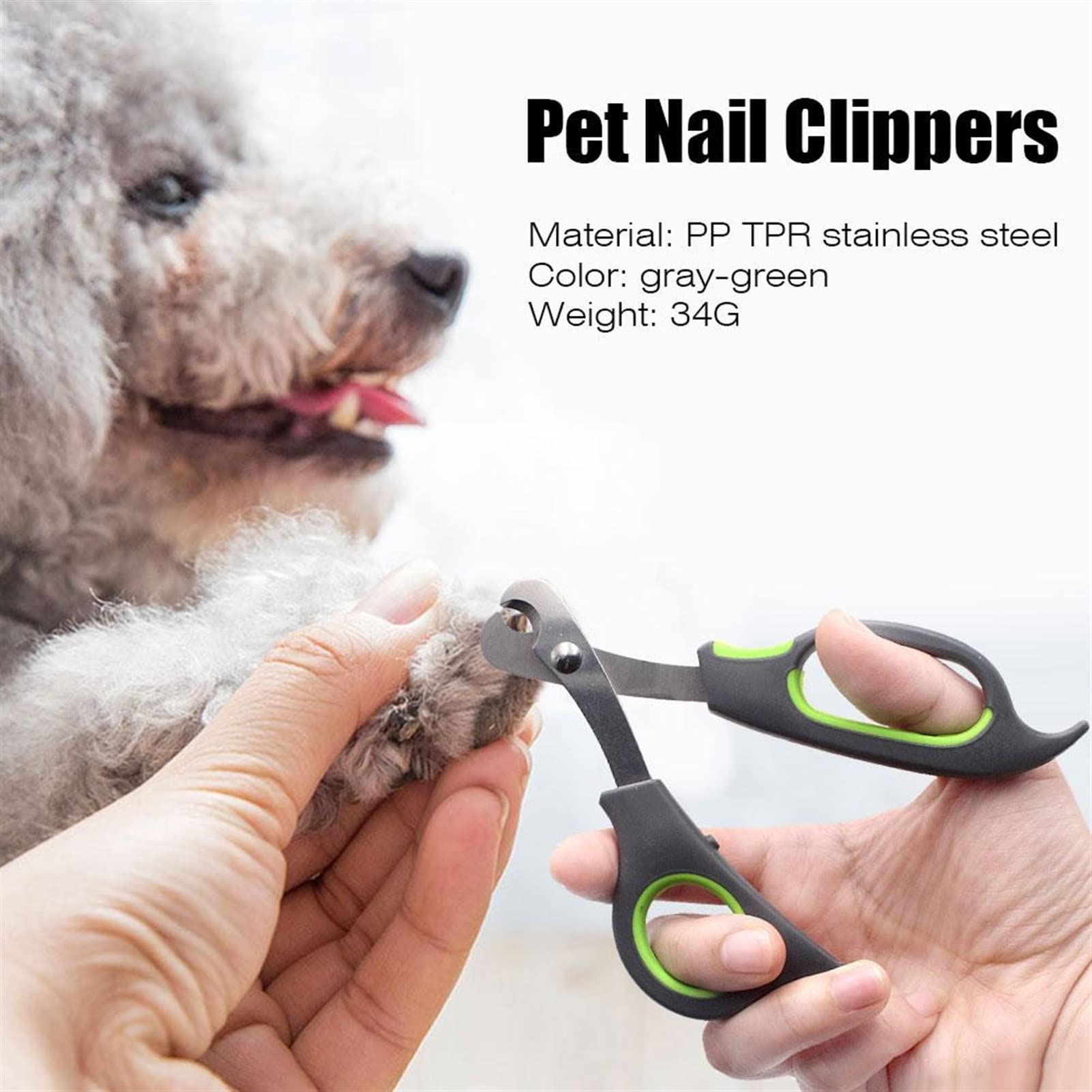 Haustier-Nagelschere, Hundekrallenschneider, Schere, Haustier-Nagelschere for Katzen, Hunde, Welpen, Kätzchen, Hamster, Kaninchen, kleine Tiere, Fellpflegezubehör