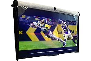 Outdoor TV Cover for 65-Inch 60-Inch TV Outside Front Flap Weatherproof Waterproof...