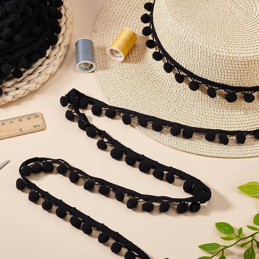 Amazon.com: PH PandaHall 20 Yards Cotton Pom Poms Balls