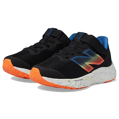 New Balance Kids Fresh Foam Arishi v4 Bungee Lace with Top Strap (Little Kid) Kids Shoes Black/Blue Agate