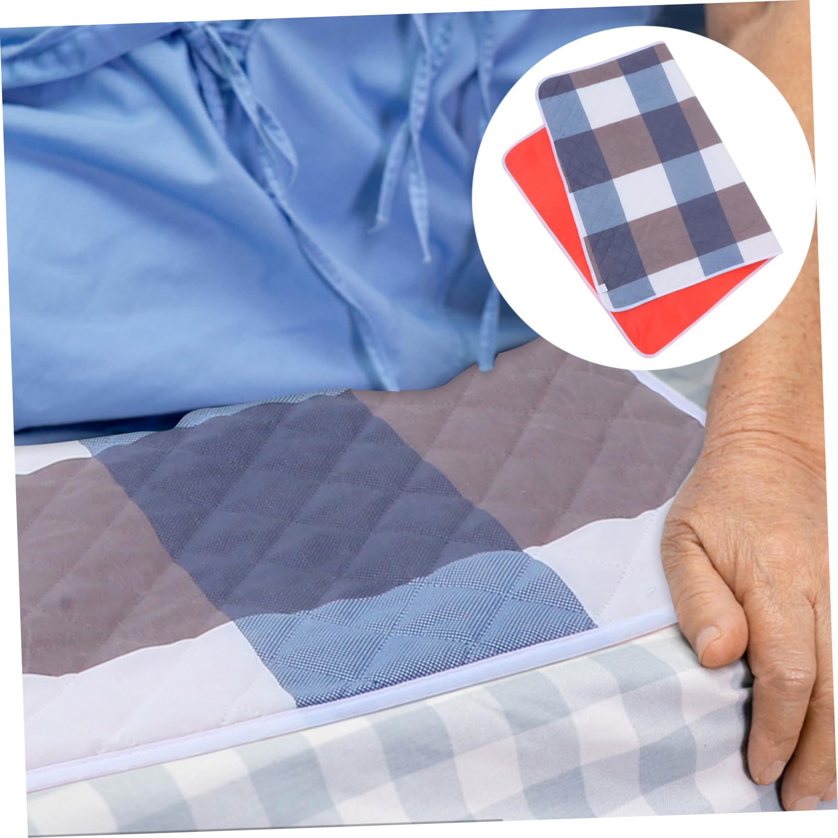 SOESFOUFU Elderly and Boys and Girls Urine Pad Machine Washable Waterproof and Soft Bed Wetting Pads for Bedridden Patients