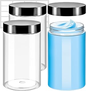 MotBach Paquete de 2 tarros de plástico de 32...