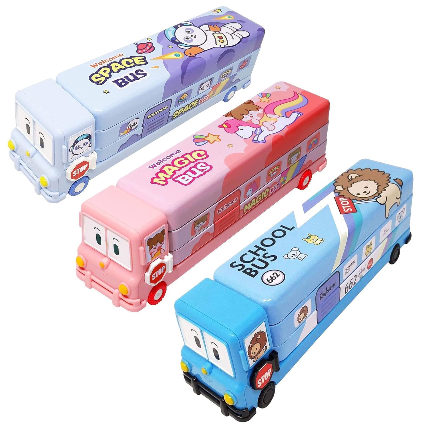 See full amazon price history chart for Saini Enterprises® Metal Movable Pencil Box in Bus Shape with Moving Wheels for Birthday Return Gifts for Kids (Pack of 3) Saini Enterprises® Metal Movable Pencil Box in Bus Shape with Moving Wheels for Birthday Return Gifts for Kids (Pack of 3) (B0CX5DKZ13) Amazon Price History, Amazon Price Tracker